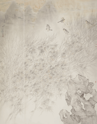漓水晨风-206x165cm-2019年-张超 漓水晨风-206x165cm-2019年-张超